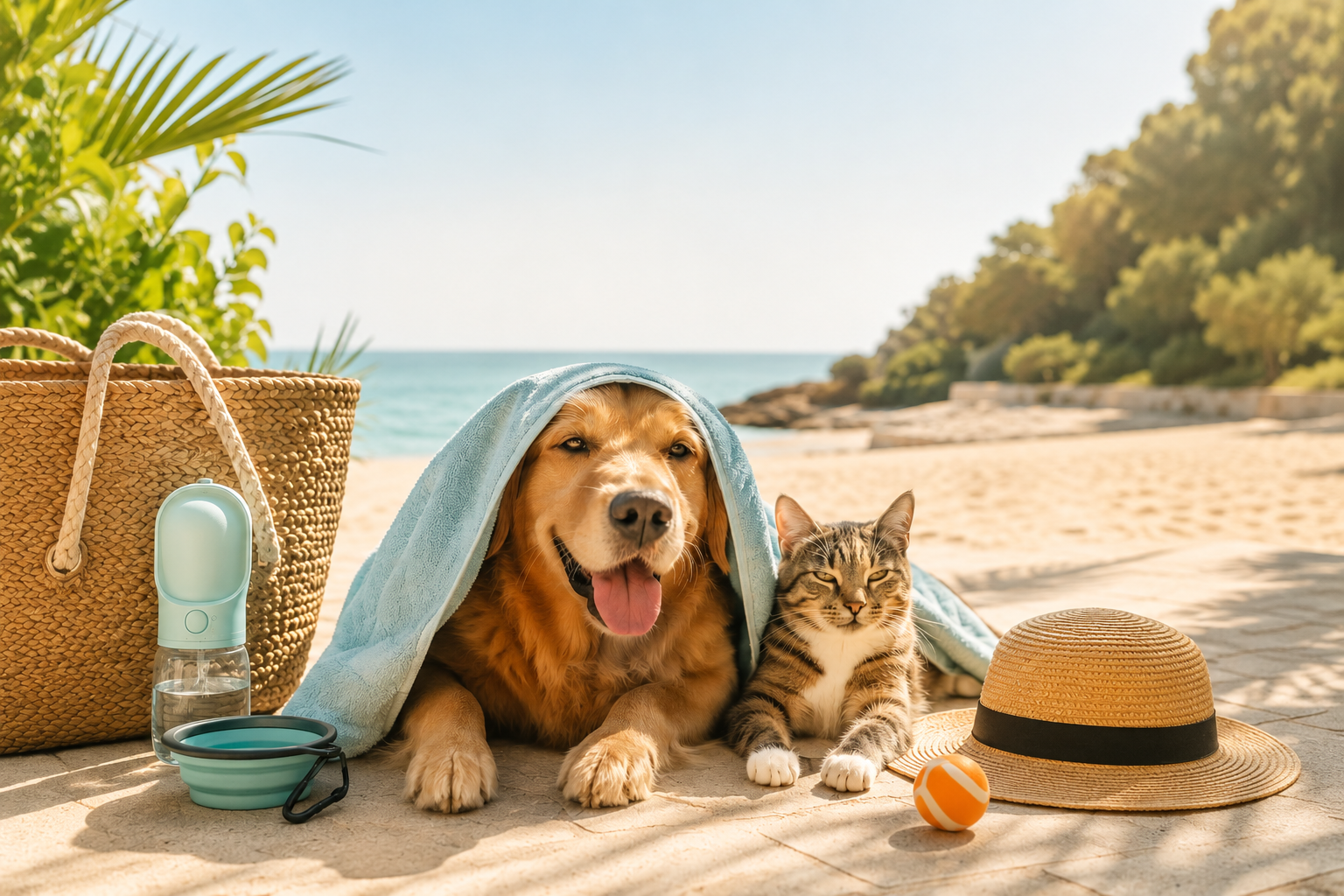 Verano con mascotas: cómo proteger a perros y gatos durante las vacaciones